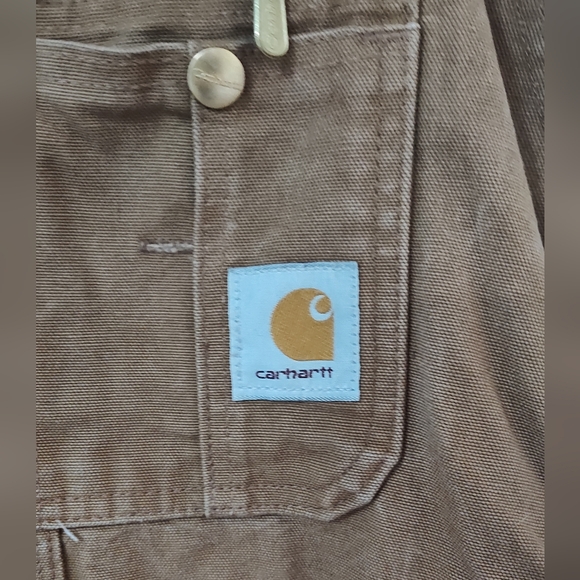 Carhartt vintage zip to thigh bib overalls 40 x 30 - Picture 3 of 7